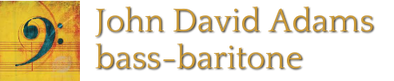 John David Adams bass-baritone